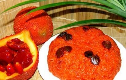 Cách nấu xôi gấc thơm ngon, đỏ đẹp đơn giản nhất