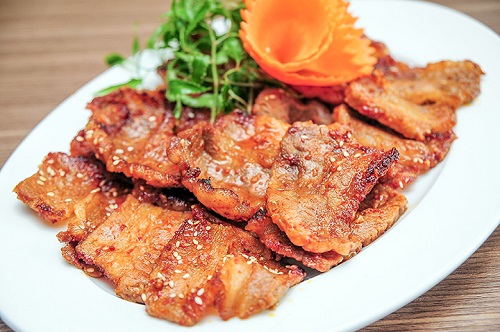 ba chi bo my nuong 2 Em Vào Bếp