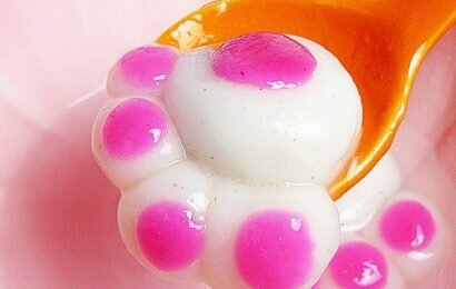 Cách làm bánh trôi hình chân mèo ngộ nghĩnh, đáng yêu