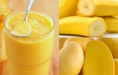 Cách làm sinh tố xoài chuối bổ dưỡng nhất trong hè này
