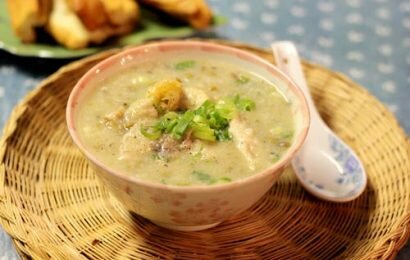 Cách nấu cháo thịt bò đậu xanh vừa thổi vừa ăn ngon lành