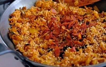 Cơm rang kim chi kiểu Hàn Quốc – món ngon khó cưỡng