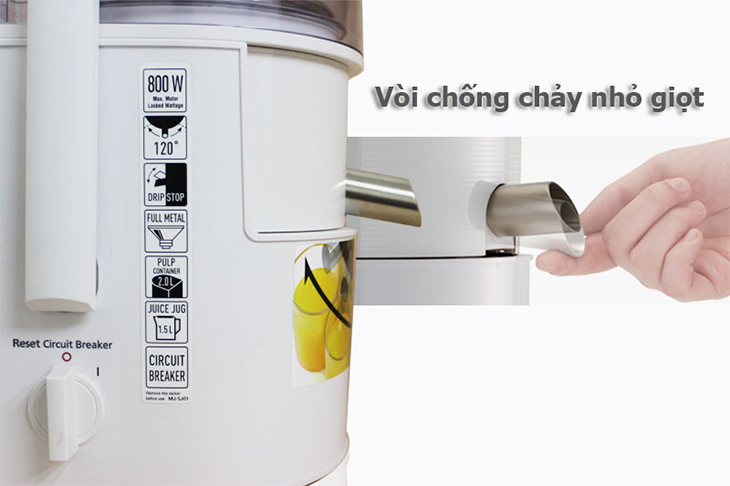 huong dan chon may ep trai cay 2 Em Vào Bếp