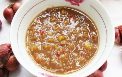 Cách làm nước chấm bò nướng lá lốt thơm nức mũi