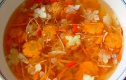 Công thức pha nước chấm bún chả ngon cực đơn giản