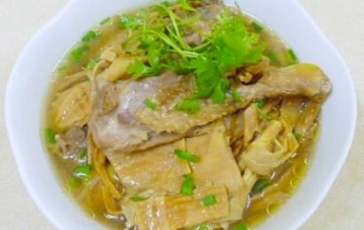 Cách nấu bún măng vịt măng khô dễ nhất tại nhà ngon khó cưỡng