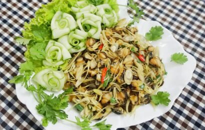 Ruột ốc xào sả ớt món ngon dân dã ngày thời tiết se lạnh Ruột ốc xào sả ớt món ngon dân dã ngày thời tiết se lạnh