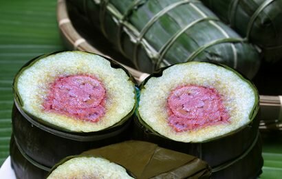 Cách làm bánh tét nhân chuối độc lạ đổi vị cho ngày Tết