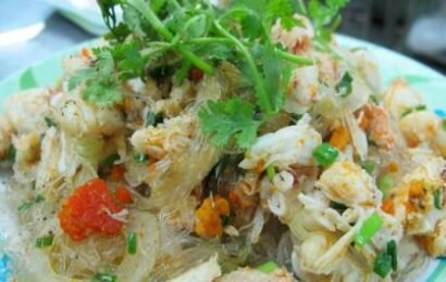 Cách làm món miến ghẹ thái thơm nức hấp dẫn Cách làm món miến ghẹ thái thơm nức hấp dẫn