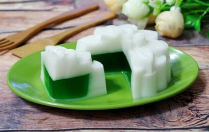 Cách làm bánh trung thu rau câu nhân trà xanh đón tết đoàn viên