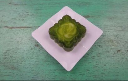Tự làm bánh trung thu: cách làm bánh trung thu rau câu nhân caramen