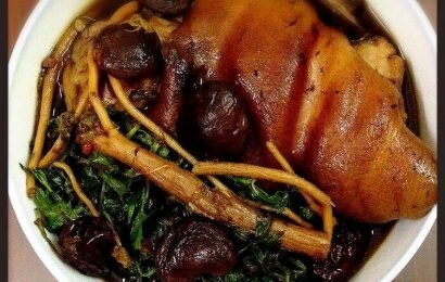 Cẩm nang cách nấu giò heo hầm thuốc bắc ngon tuyệt Cẩm nang cách nấu giò heo hầm thuốc bắc ngon tuyệt