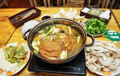 Tuyệt chiêu làm lẩu giò heo hầm thuốc bắc ngon Tuyệt chiêu làm lẩu giò heo hầm thuốc bắc ngon