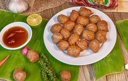 Thơm ngon với chả bò viên trắng dai giòn tại nhà