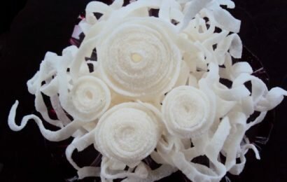 Cách sên mứt dừa ngon, thơm, phấn trắng bám đẹp mắt Cách sên mứt dừa ngon, thơm, phấn trắng bám đẹp mắt