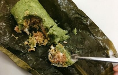 Học làm món bánh chưng gù – đặc sản Hà Giang