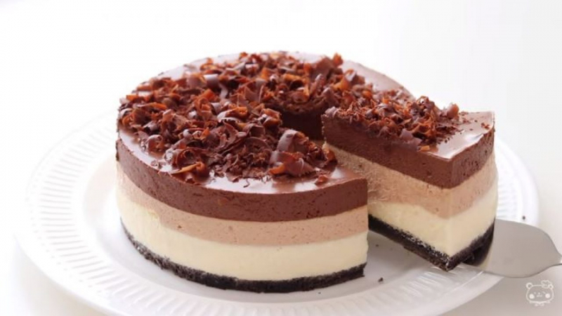 banh chocolate mousse thom ngay 732024 Em Vào Bếp