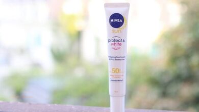 Thuc hu ve serum chong nang Nivea duong trang tuc Em Vào Bếp