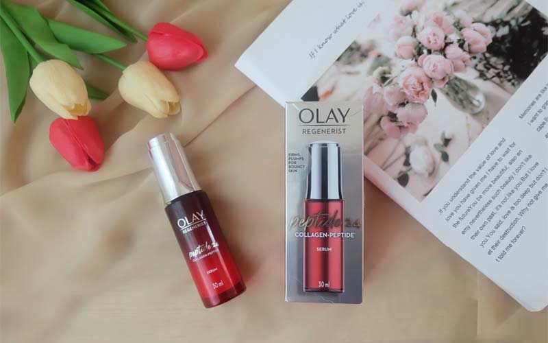 review chi tiet serum vi duong tai tao da chong lao hoa olay collagen 202206101105512507 Em Vào Bếp