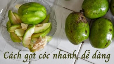 Cách gọt cóc nhanh