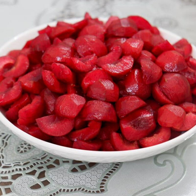 cách làm siro mận 5