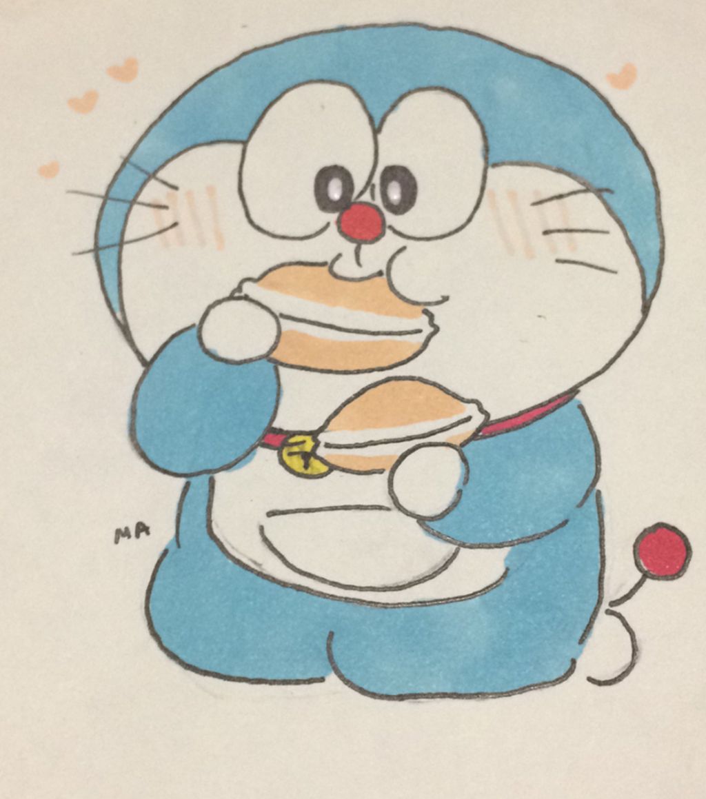 Cách vẽ doraemon cute đơn giản đẹp gợi nhớ cả bầu trời tuổi thơ