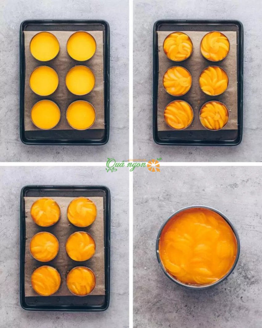 image cach lam banh cheesecake mo mini 3 tang 165721025611049 Em Vào Bếp