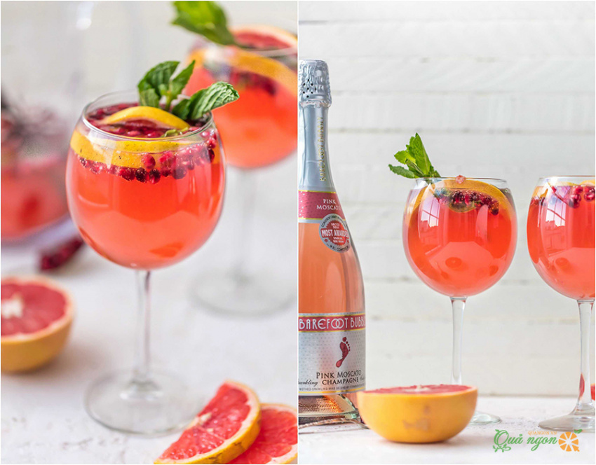 image cong thuc cocktail sangria champagne hong 165721064395455 Em Vào Bếp